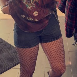 Denim Forum, The Joni Loose Short, size 24, black